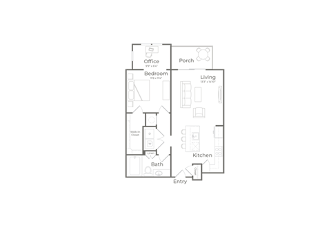 bedroom floor plan | the mansions on the park